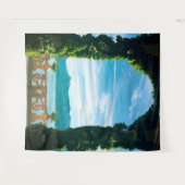 Maler Foto des Comer Sees - Italien Wandteppich (Vorderseite (Horizontal))