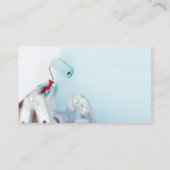 Maler für Haustiere - benutzerdefinierte Visitenka Visitenkarte (Rückseite)
