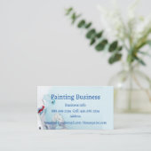 Maler für Haustiere - benutzerdefinierte Visitenka Visitenkarte (Stehend Vorderseite)