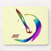 Maler-Gaumen (Computerart) Mousepad (Vorne)