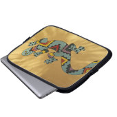 Maler Gecko-Eidechse an der Wand, Tucson, Arizona, Laptopschutzhülle (Vorne Knopf)