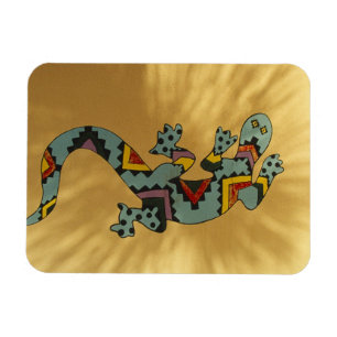 Maler Gecko-Eidechse an der Wand, Tucson, Arizona, Magnet