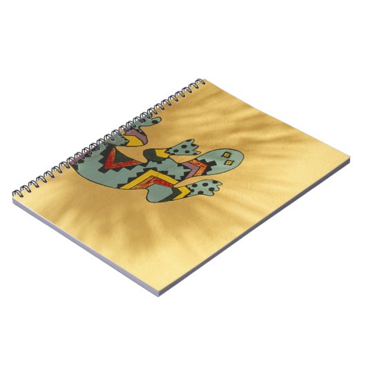 Maler Gecko-Eidechse an der Wand, Tucson, Arizona, Notizblock (Linke Seite)