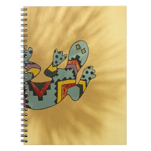 Maler Gecko-Eidechse an der Wand, Tucson, Arizona, Notizblock (Vorderseite)