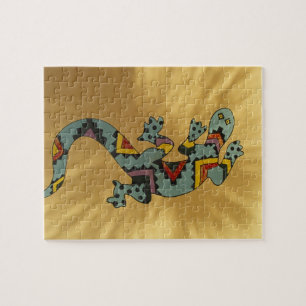 Maler Gecko-Eidechse an der Wand, Tucson, Arizona, Puzzle