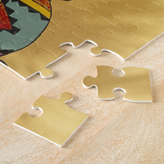 Maler Gecko-Eidechse an der Wand, Tucson, Arizona, Puzzle (Seite)