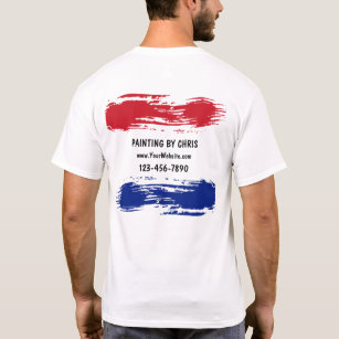 Maler-Geschäfts-Arbeits-Shirts T-Shirt