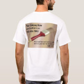 Maler-Geschäfts-T - Shirts (Rückseite)