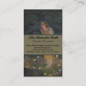 Maler, Halbsommer-Abend von Hughes Visitenkarte (Rückseite)