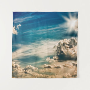 Maler Himmel. Schöner, dramatischer Himmel mit Wol Wandteppich