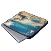 Maler Himmel. Schöner Himmel mit Wolken Laptopschutzhülle (Vorne Knopf)