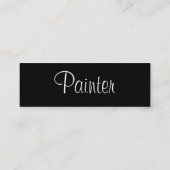 Maler-I-Visitenkarte - Anpassbar Mini Visitenkarte (Rückseite)