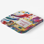 Maler-Künstler für Sip und Paint Party Pappteller (Gewinkelt)