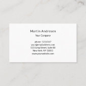 Maler Künstler Visitenkarte (Rückseite)