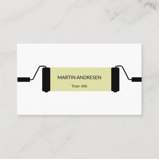 Maler Künstler Visitenkarte (Vorderseite)