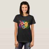 Maler malend  Künstler T-Shirt (Vorne ganz)