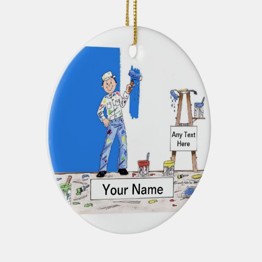 Maler - Männlich Keramikornament (Rechts)