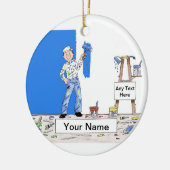 Maler - Männlich Keramikornament (Links)