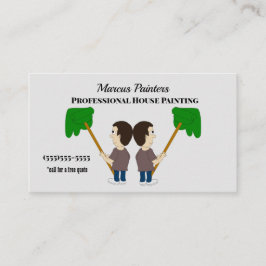 Maler Mauer drucken Beruflichen Maler Visitenkarte