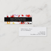 Maler-MiniVisitenkarten Mini Visitenkarte (Vorne/Hinten)