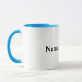 Maler mit Beispielfarbkarten-Tasse Tasse (Links)