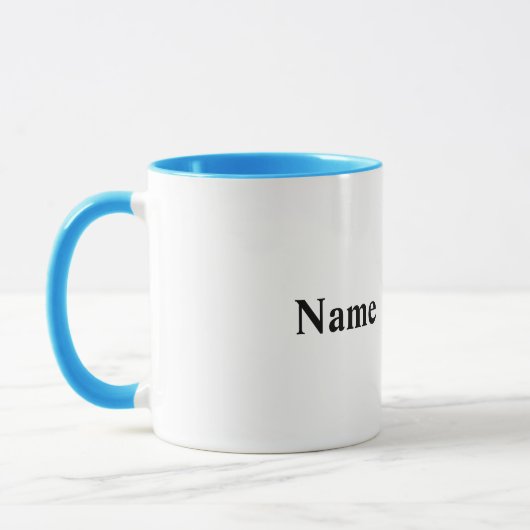 Maler mit Beispielfarbkarten-Tasse Tasse (Links)