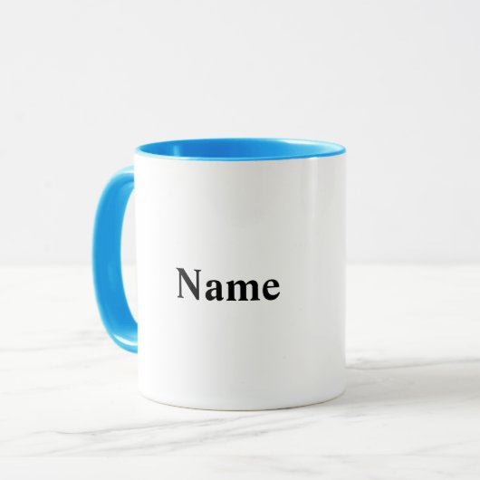 Maler mit Beispielfarbkarten-Tasse Tasse (Vorderseite Links)