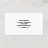 Maler mit Malerrolleinrichtung Visitenkarte (Rückseite)