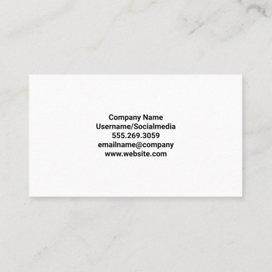 Maler mit Malerrolleinrichtung Visitenkarte (Rückseite)