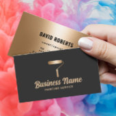 Maler Moderner Gold Malservice Visitenkarte