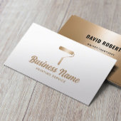 Maler Moderner Gold Malservice Visitenkarte