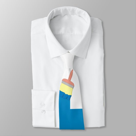 Maler Pinsel painter brush Krawatte (Gebunden)