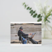 Maler Postkarte (Stehend Vorderseite)