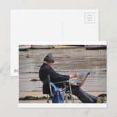 Maler Postkarte (Vorne/Hinten)