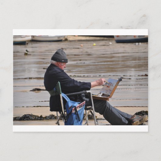 Maler Postkarte (Vorderseite)