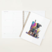 Maler-Pug � Abstrakter Kunsthund Planer (Anzeige)