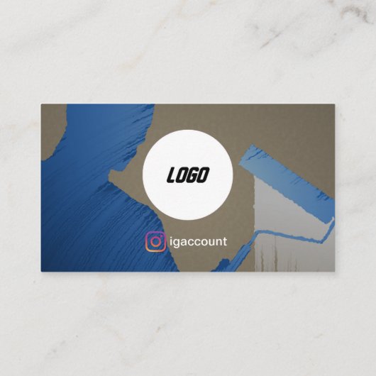 Maler QR Visitenkarte (Rückseite)