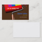 Maler-Roller-Maler-Visitenkarte Visitenkarte (Vorne/Hinten)