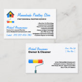 Maler-Service Dekor Modern Professionell Visitenkarte (Vorne/Hinten)