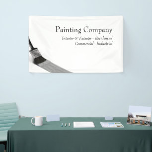 Maler-Service-Malerei Brush Gray Banner