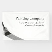 Maler-Service-Malerei Brush Gray Banner (Horizontal)