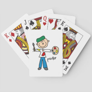 Maler-Strichmännchen Spielkarten