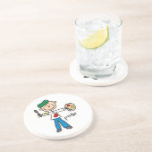 Maler-Strichmännchen Untersetzer (Seite)