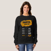 Maler Stündlicher Maler Angestellter Sweatshirt (Vorne ganz)