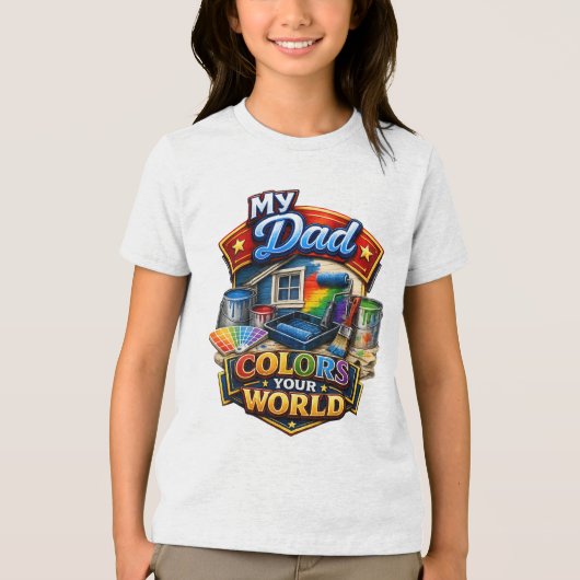 Maler Tri-Blend Shirt (Vorderseite)