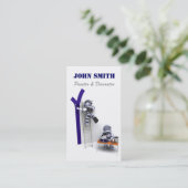 Maler-und Dekorateur-Visitenkarte Visitenkarte (Stehend Vorderseite)