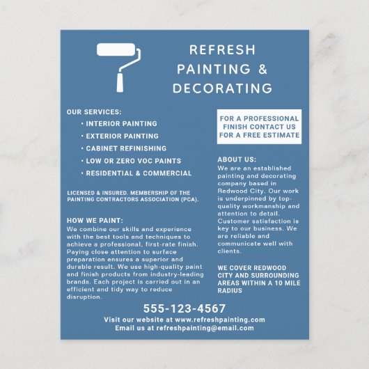 Maler und Dekorator für die Marine Flyer (Vorne)