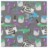 Maler und Dekorator Gemustert Stoff (Nahaufnahme)