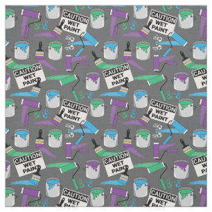 Maler und Dekorator Gemustert Stoff