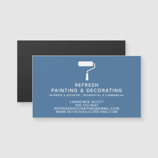 Maler und Dekorator Navy Magnetic Business Card Magnetkarte